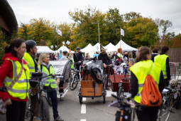 Les ouvreurs avant le départ